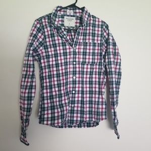 Abercrombie & Fitch mens button down shirt